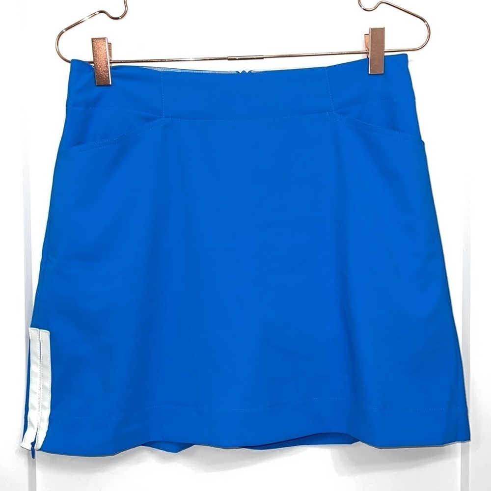 NIKE Golf Fit Dry gold blue skort size small.